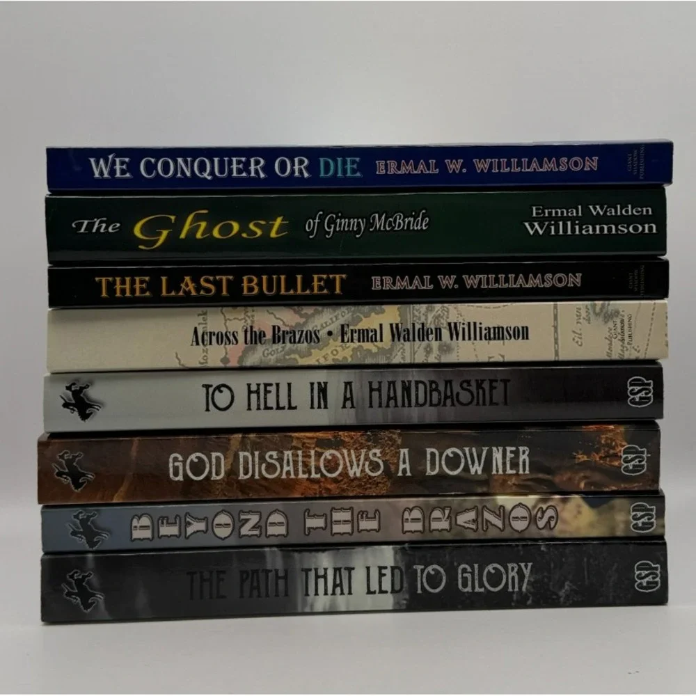 Ermal Walden Williamson Signed 7 Book Lot Brazos Western John Wayne Harold Wrigh